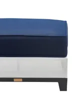 Tommy Hilfiger Hampton Outdoor Ottoman with Cushion