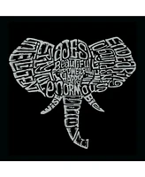 La Pop Art Mens Premium Blend Word T-Shirt - Elephant Tusks