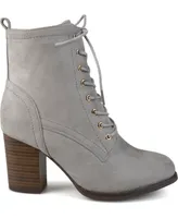 Journee Collection Women's Baylor Lace Up Booties