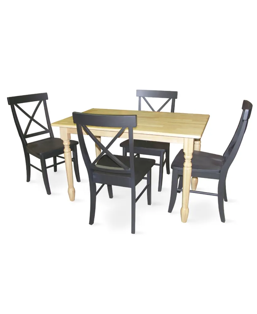 International Concepts Table With 4 Chairs