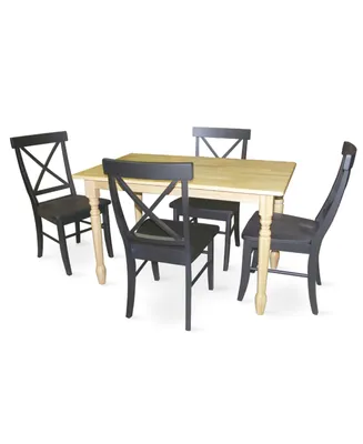 International Concepts Table With 4 Chairs
