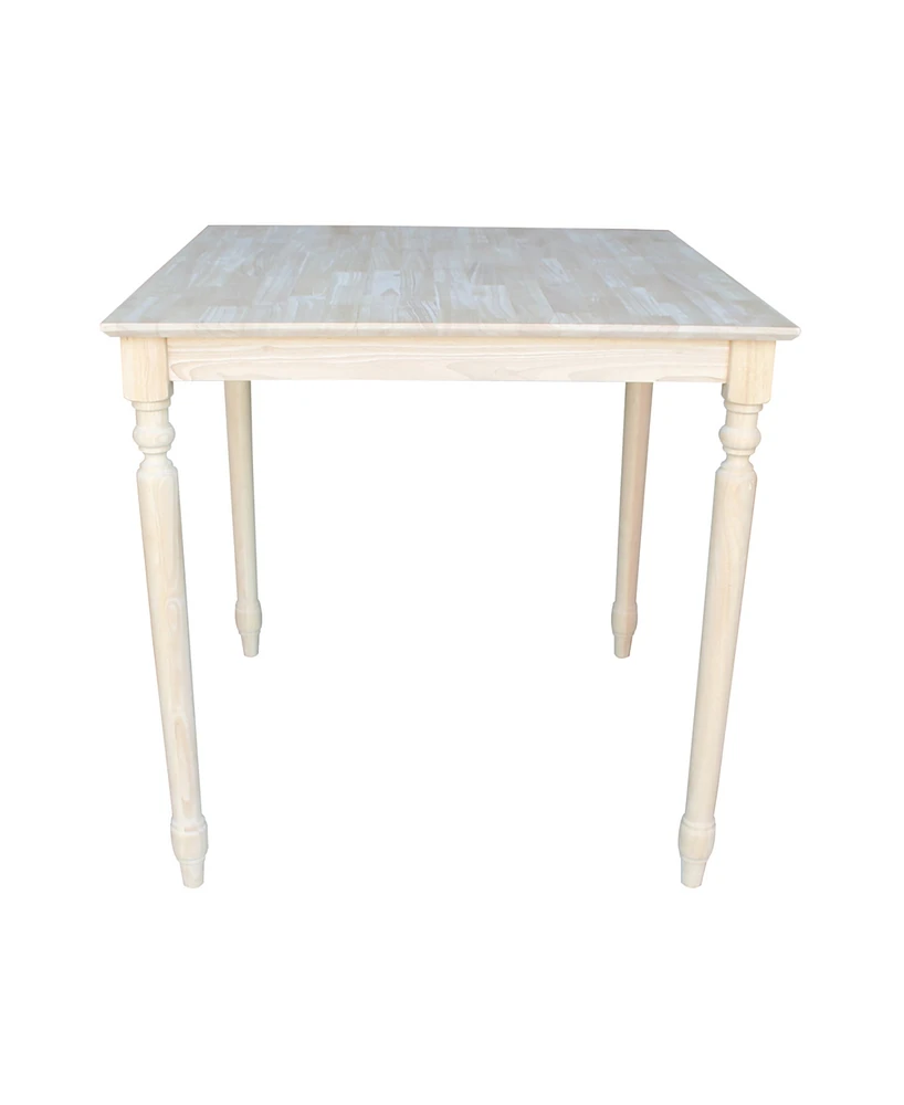 International Concepts Solid Wood Top Table