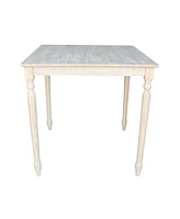 International Concepts Solid Wood Top Table