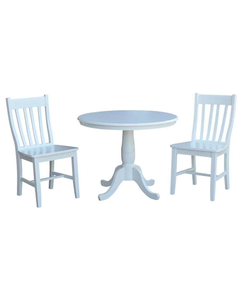 International Concepts 36" Round Top Pedestal Table