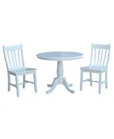 International Concepts 36" Round Top Pedestal Table