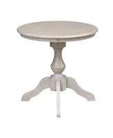 International Concepts 30" Round Top Pedestal Table- 28.9"H