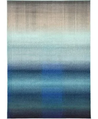 Bayshore Home Newwolf New1 Blue Rug