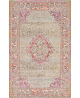 Bayshore Home Sana San9 Beige 5' x 8' Area Rug