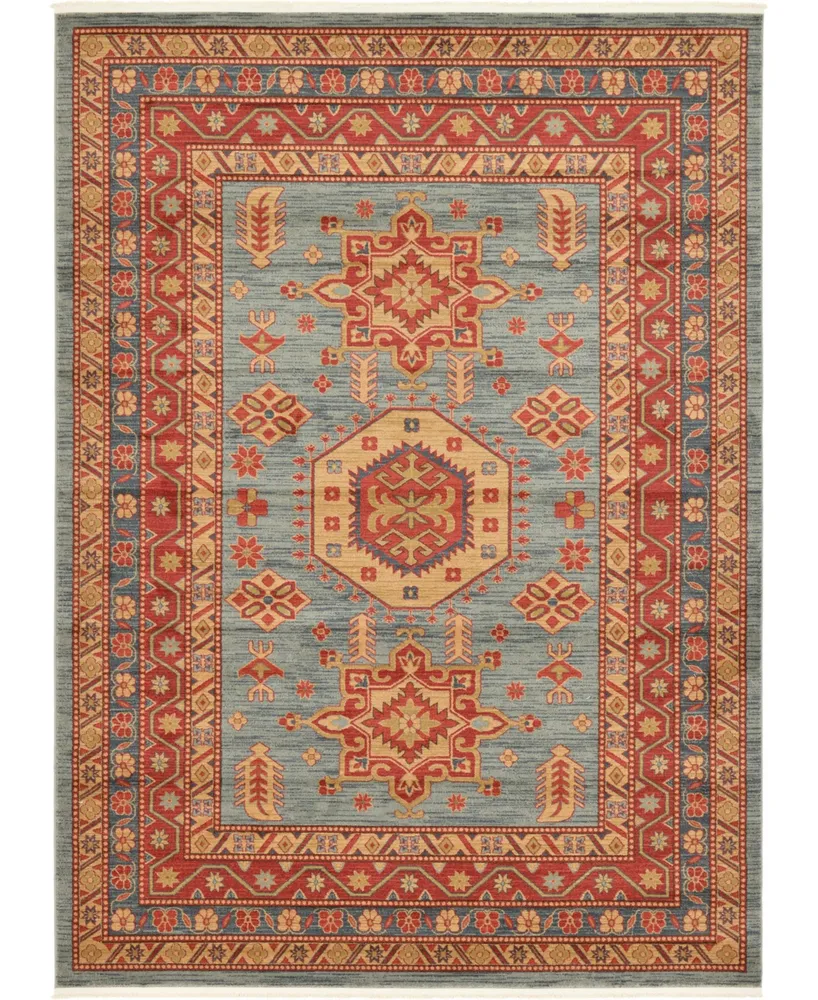 Bayshore Home Harik Har1 Light Blue 8' x 11' Area Rug