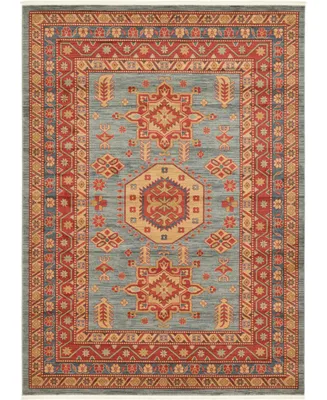 Bayshore Home Harik Har1 Light Blue 8' x 11' Area Rug