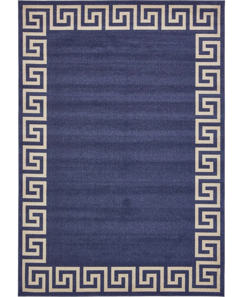 Bayshore Home Anzu Anz2 Navy Blue 8' x 11' 4" Area Rug