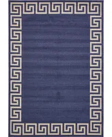 Bayshore Home Anzu Anz2 Navy Blue 8' x 11' 4" Area Rug