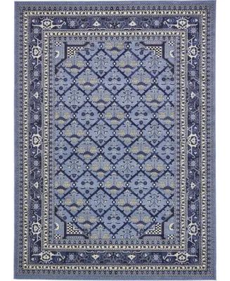 Bayshore Home Aldrose Ald2 Blue 8' x 11' 4" Area Rug