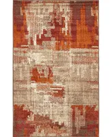 Bayshore Home Jasia Jas06 Multi 5' x 8' Area Rug