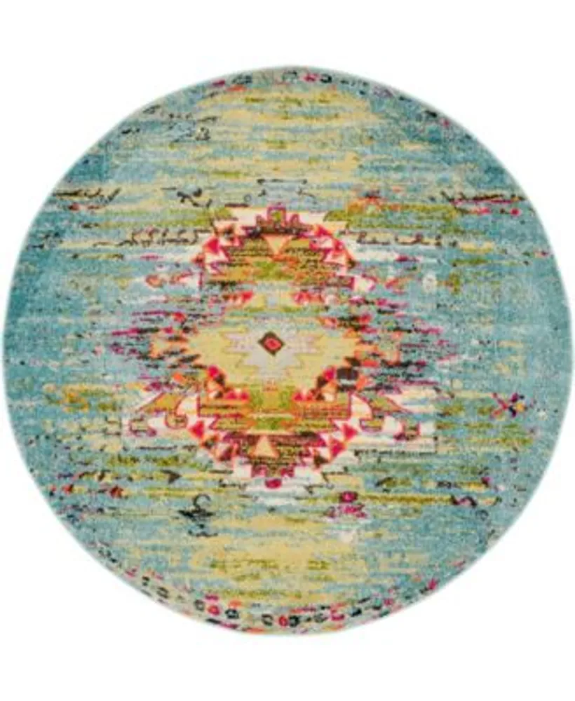 Global Rug Design Brio Bri9 Turquoise Area Rug Collection