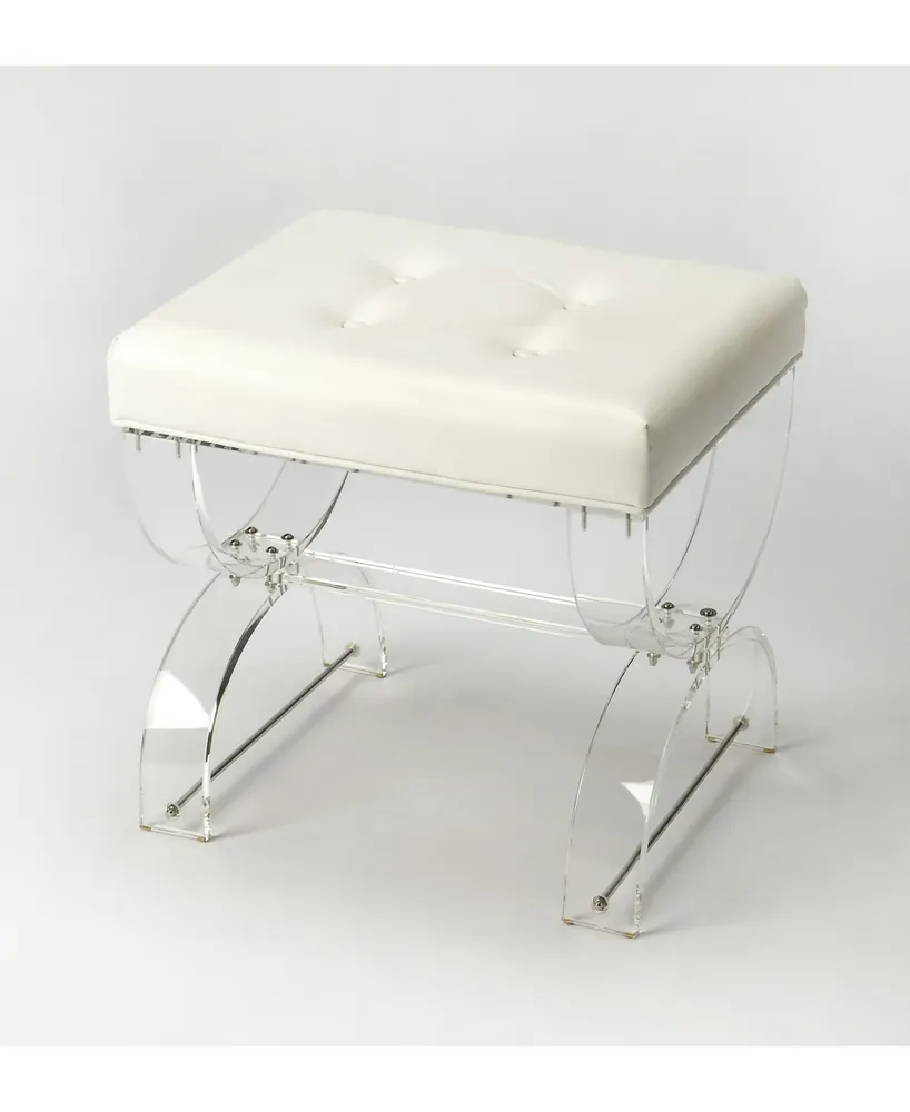 Butler Morena Acrylic Vanity Stool