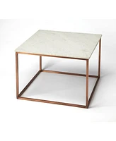 Butler Specialty Holland Marble and Metal Coffee Table