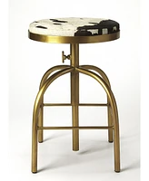 Butler Hair-On-Hide Barstool