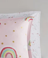 Mi Zone Kids Alicia Rainbow Metallic Stars -Pc. Comforter Set