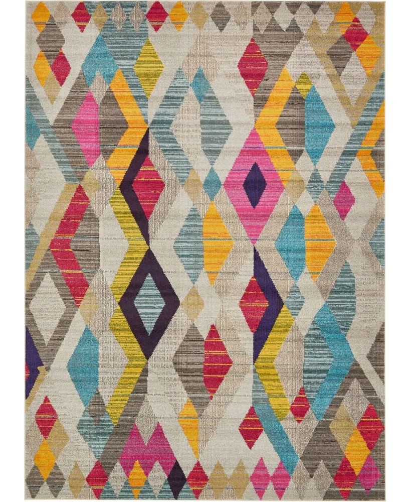 Closeout! Bayshore Home Arcata Arc6 Multi 8' x 11' Area Rug