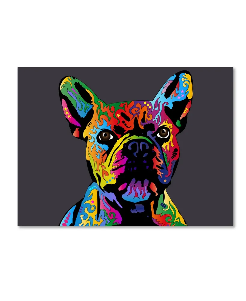 Michael Tompsett 'French Bulldog Grey' Canvas Art - 18" x 24"