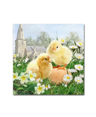 The Macneil Studio 'Easter Chicks' Canvas Art - 18" x 18"