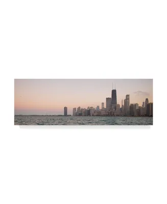 NjR Photos 'Chicago Sunset' Canvas Art - 16" x 47"