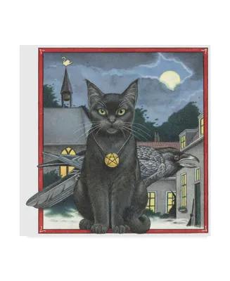Francien Van Westering 'Halloween Black Cat' Canvas Art