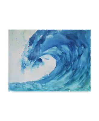 Marietta Cohen Art And Design 'Wave Nautical 1' Canvas Art - 19" x 14"