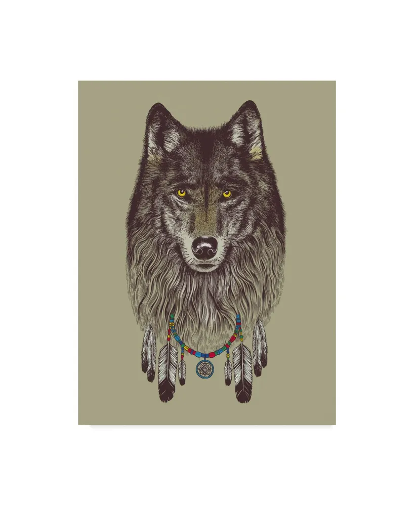 Rachel Caldwell 'Wolf Dreams' Canvas Art - 14" x 19"