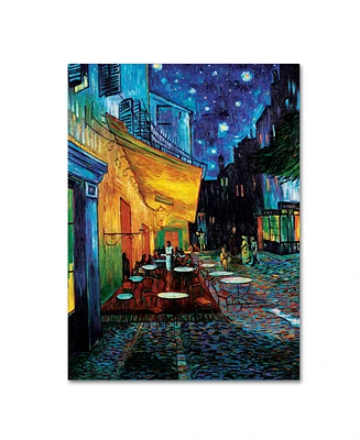 Vincent van Gogh 'Cafe Terrace' Canvas Art - 19" x 14"