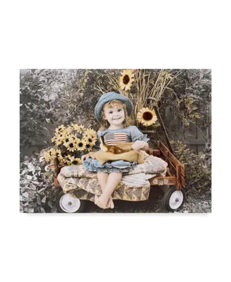 Sharon Forbes 'Sunflower Smile' Canvas Art - 24" x 32"