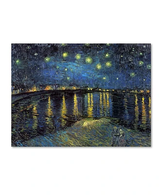 Vincent Van Gogh 'The Starry Night Ii' Canvas Art - 24" x 18"