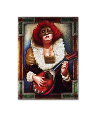 Edgar Barrios 'Lady of Laudes' Canvas Art - 47" x 35"