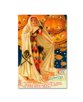Vintage Apple Collection 'Halloween Beauty Pumpkins' Canvas Art - 12" x 19"