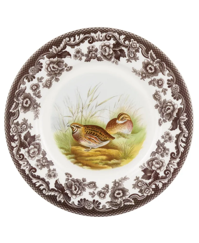 Spode Woodland Quail Luncheon Plate