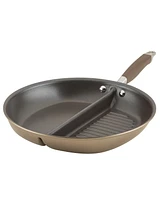 Anolon Advanced Home Hard-Anodized 12.5" Nonstick Divided Grill and Griddle Skillet