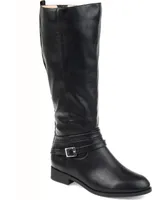 Journee Collection Women's Ivie Wide Calf Knee High Riding Boots