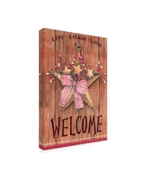 Melinda Hipsher 'Country Star Welcome' Canvas Art - 22" x 32"