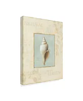 Lisa Audit 'Soothing Words Shells I' Canvas Art - 14" x 19"