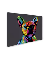 Michael Tompsett 'French Bulldog Grey' Canvas Art - 18" x 24"