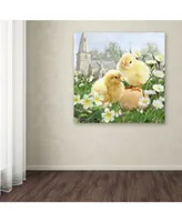 The Macneil Studio 'Easter Chicks' Canvas Art - 18" x 18"