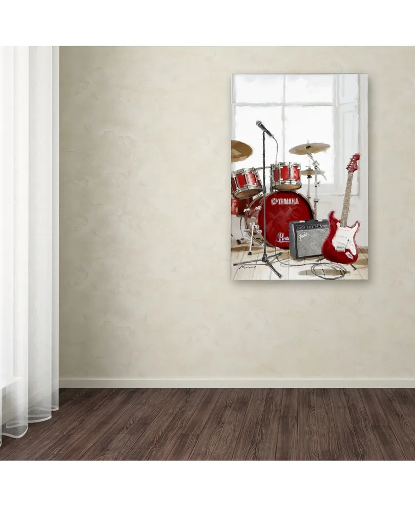The Macneil Studio 'Drums and Guitar' Canvas Art