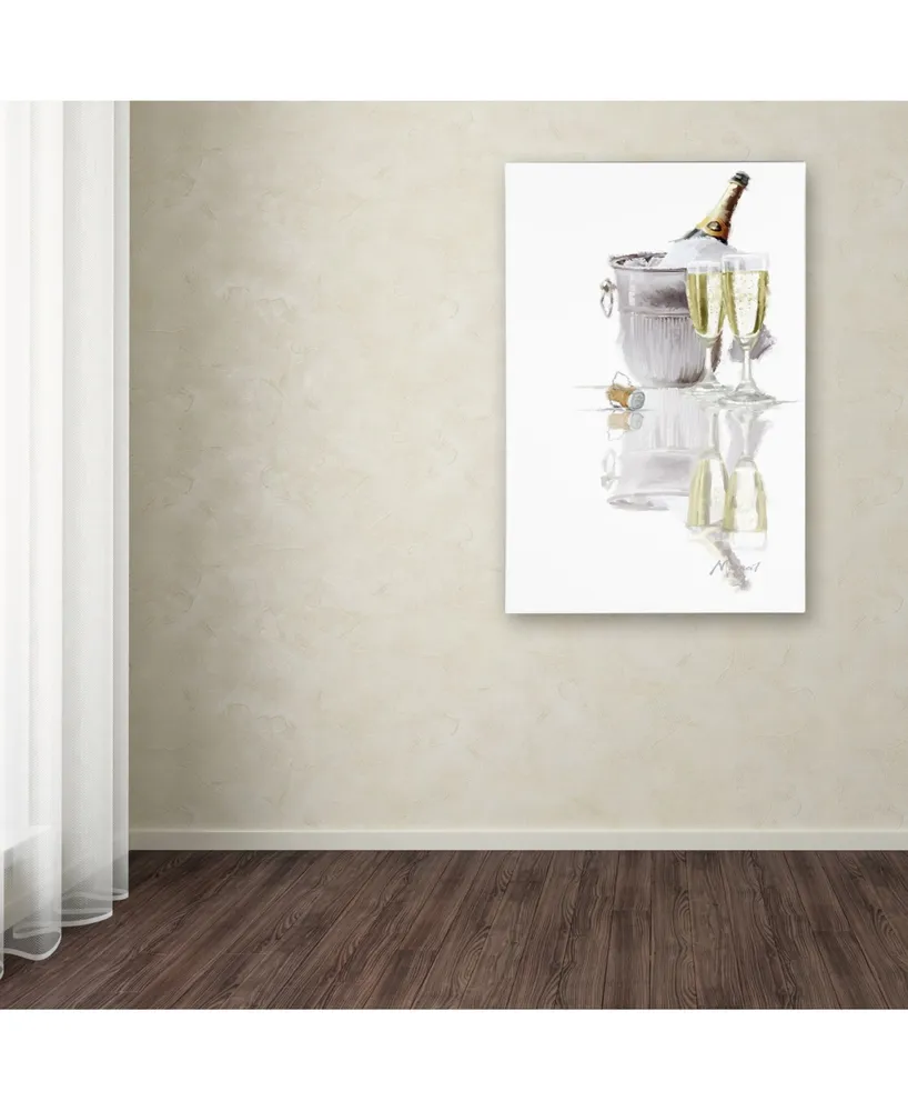 The Macneil Studio 'Champagne' Canvas Art - 16" x 24"