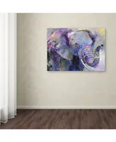 Richard Wallich 'Blue Elephant' Canvas Art