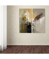 Rio 'Abstract I' 2 Panel Art Set - 12" x 24"