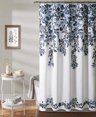 Tanisha 72" x Floral Shower Curtain