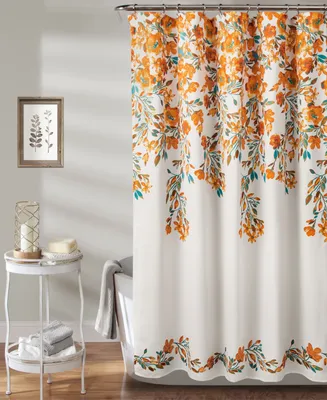 Tanisha 72" x Floral Shower Curtain