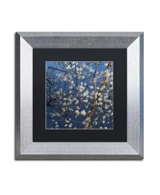 Kurt Shaffer 'Springtime at the Lake' Matted Framed Art - 11" x 11"