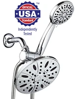 AquaDance Premium High Pressure 3-way Rainfall Combo Shower Head